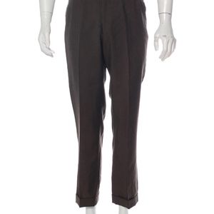 ISAIA Striped Wool Pants